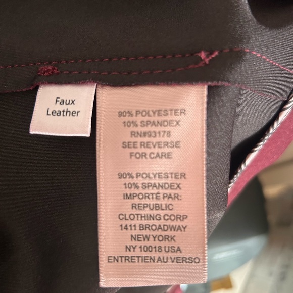 Faux leather jacket - Picture 5 of 5